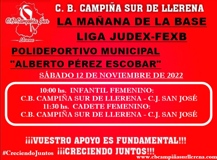 Agenda fin de semana C.B. Campiña Sur de Llerena 