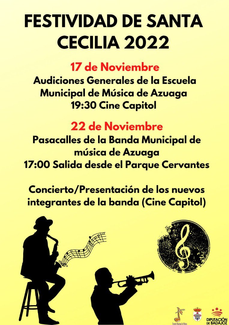 Santa Cecilia 2022 en Azuaga 