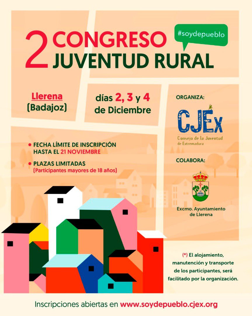Llerena acoge la segunda edición del Congreso de la Juventud Rural de Extremadura 
