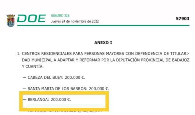 El Centro Residencial de Berlanga será ampliado 