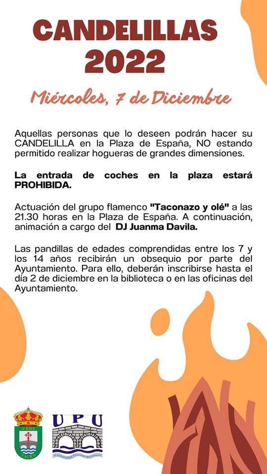 Candelillas 2022 en Usagre