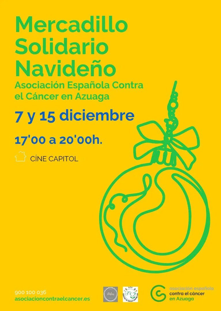 Mercadillo Solidario Navideño en Azuaga 