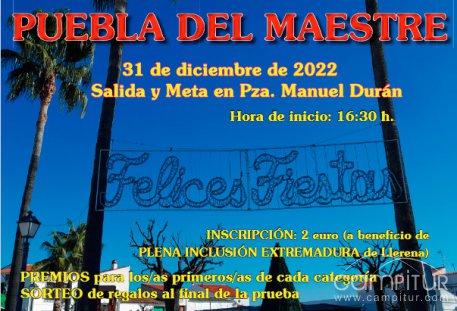 XIV San Silvestre Popular 2022 en Puebla del Maestre 