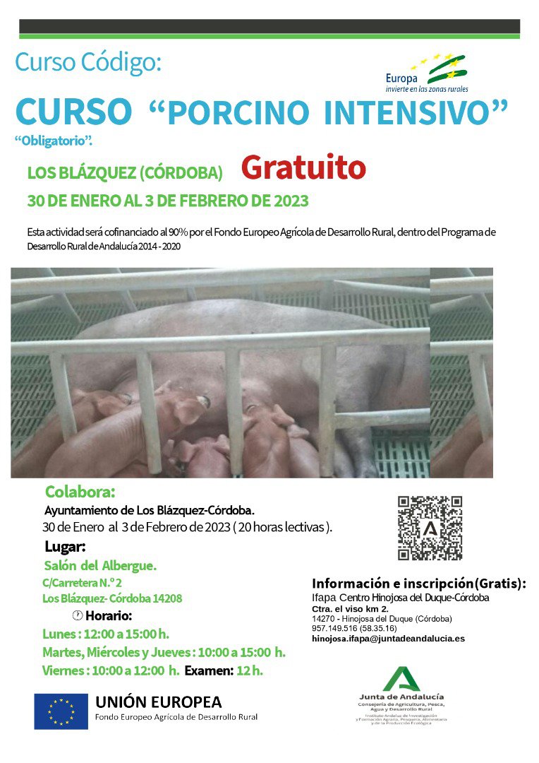 Curso “Porcino Intensivo” en Los Blázquez