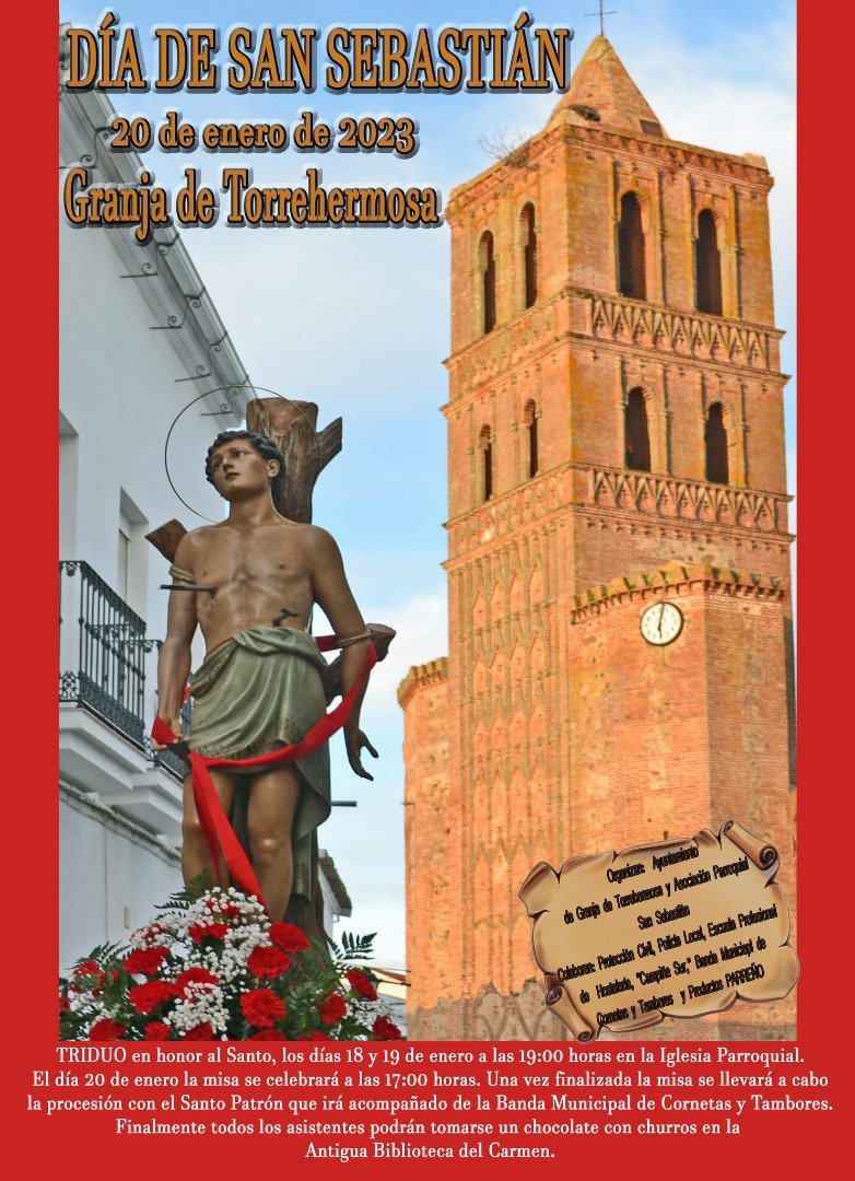 Festividad de San Sebastián en Granja de Torrehermosa 