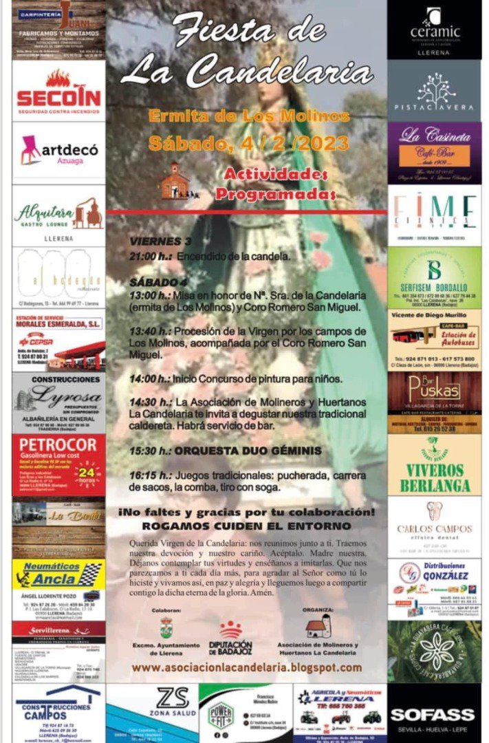 Fiesta de La Candelaria en Llerena 