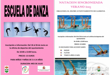 Natación Sincronizada y Escuela de Danza y Baile en Llerena