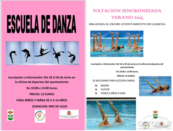 Natación Sincronizada y Escuela de Danza y Baile en Llerena