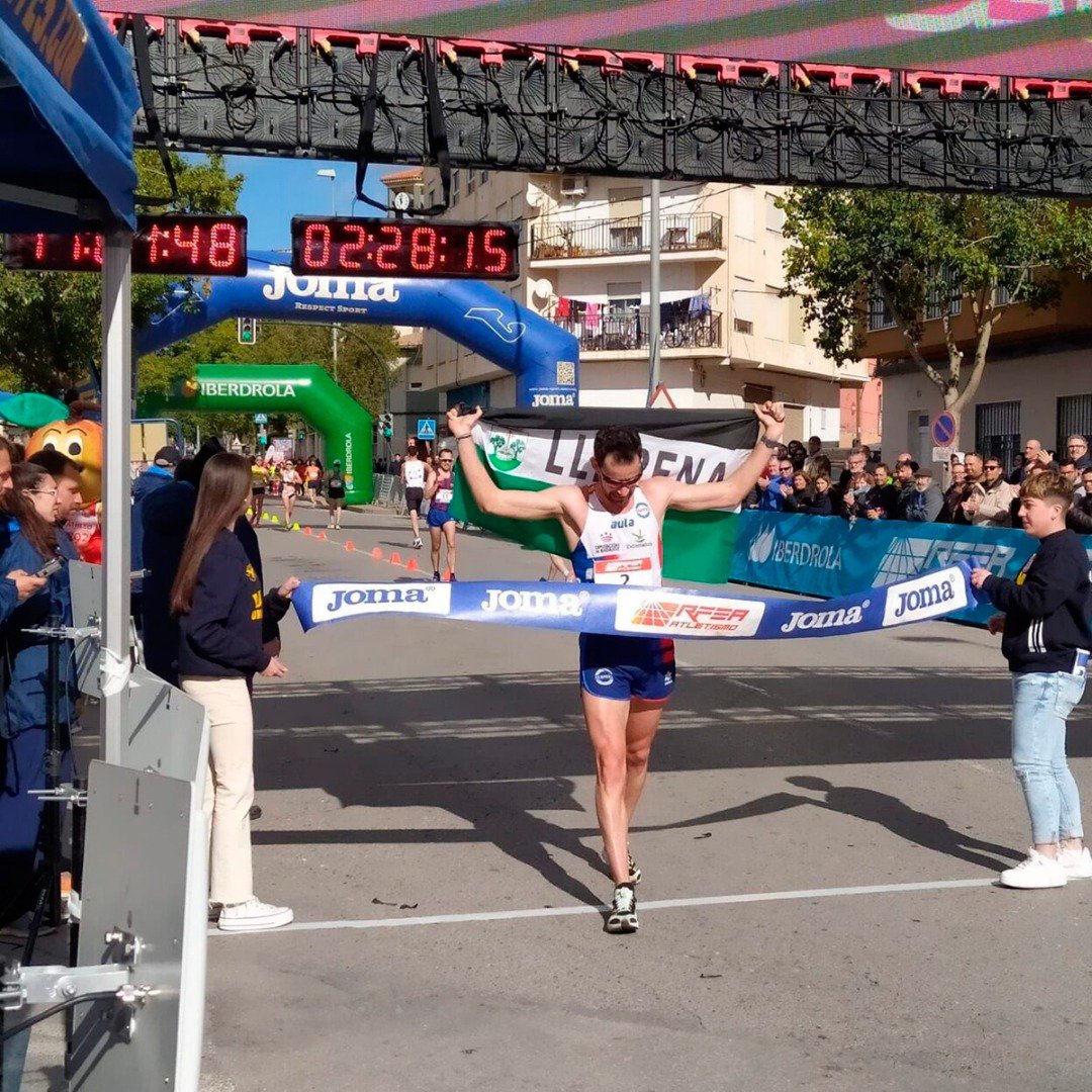 Álvaro Martín se corona campeón de España en los 35 km marcha