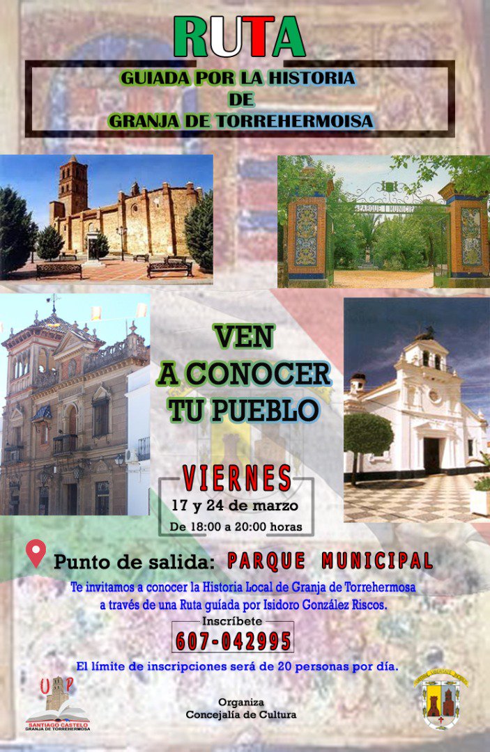 Visita guiada por la historia local de Granja de Torrehermosa 