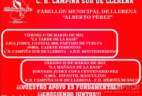 Agenda fin de semana C.B. Campiña Sur de Extremadura 
