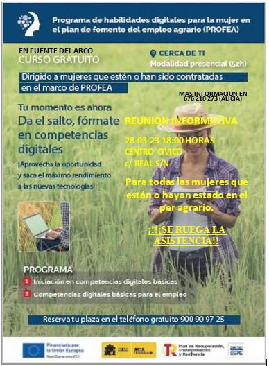 Programa Mujer Rural (SEPE) en Fuente del Arco 