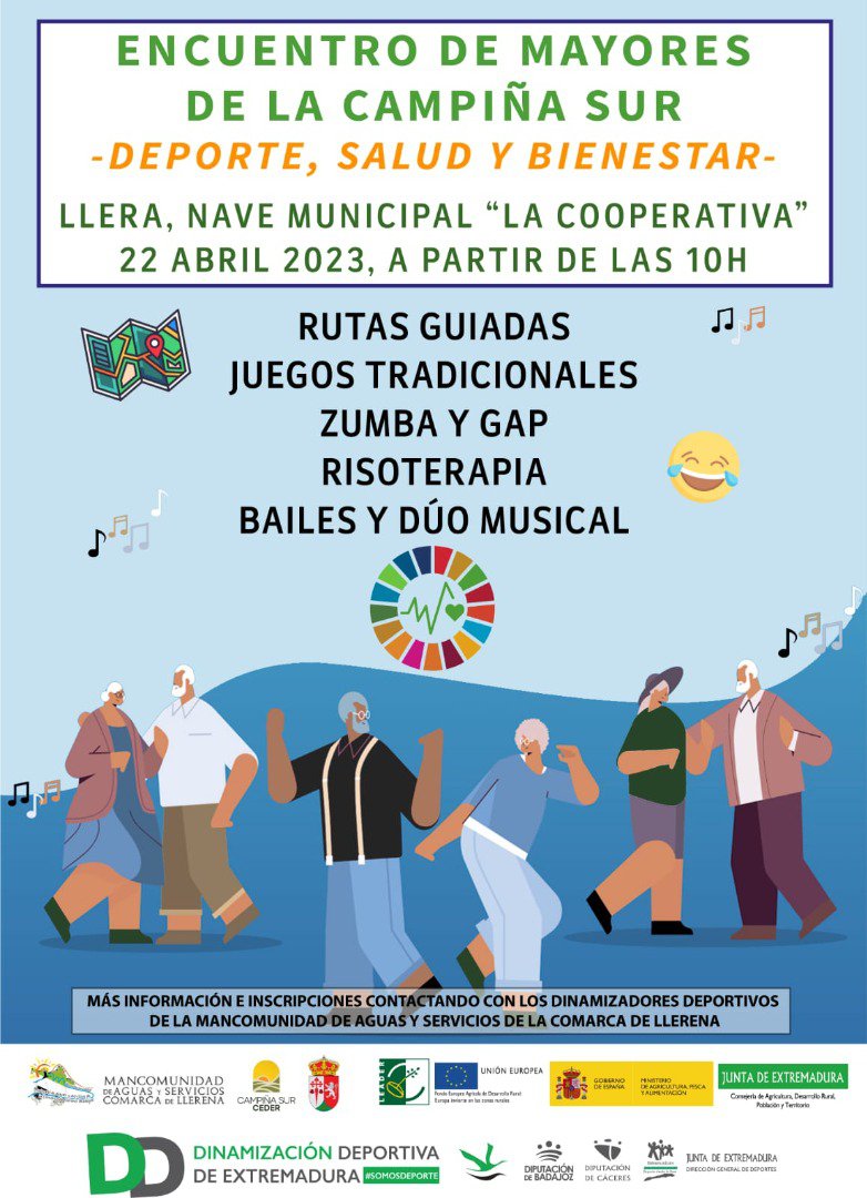 Encuentros de Mayores de la Campiña Sur en Llera 
