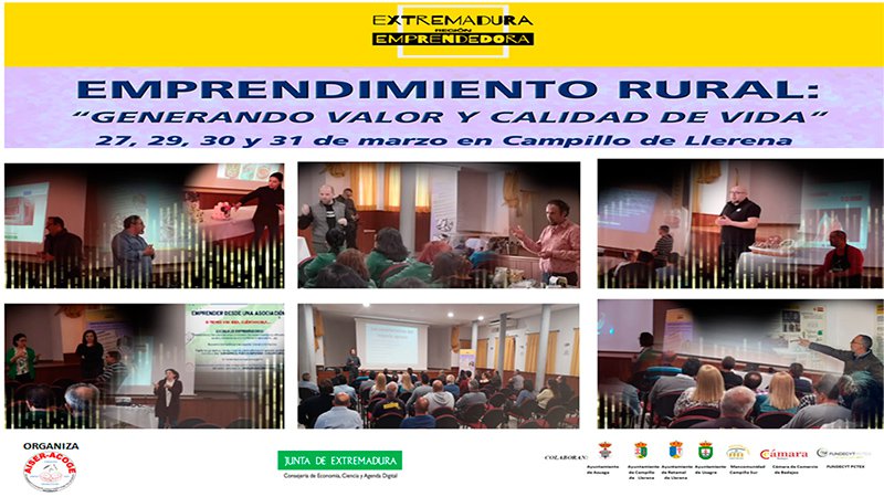 Finaliza con éxito el “Mes del Emprendimiento” en Campillo de Llerena 