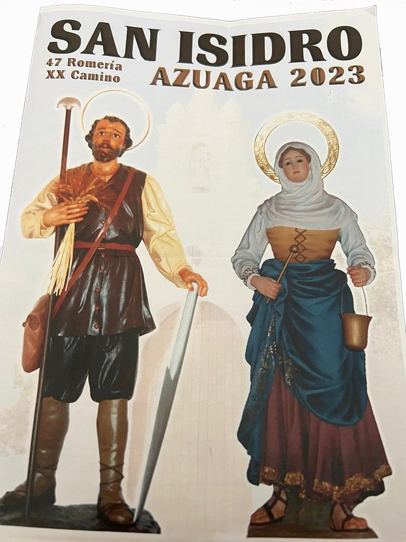 Programa San Isidro 2023 en Azuaga 