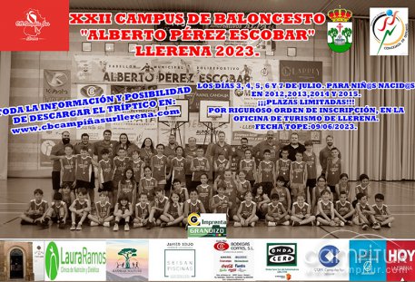 XXII Campus de Baloncesto “Alberto Pérez Escobar” en Llerena 