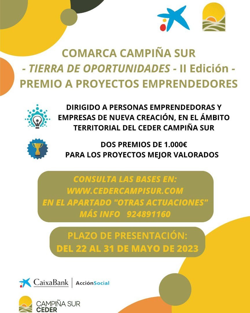 II Edición Premio a Proyectos Emprendedores 