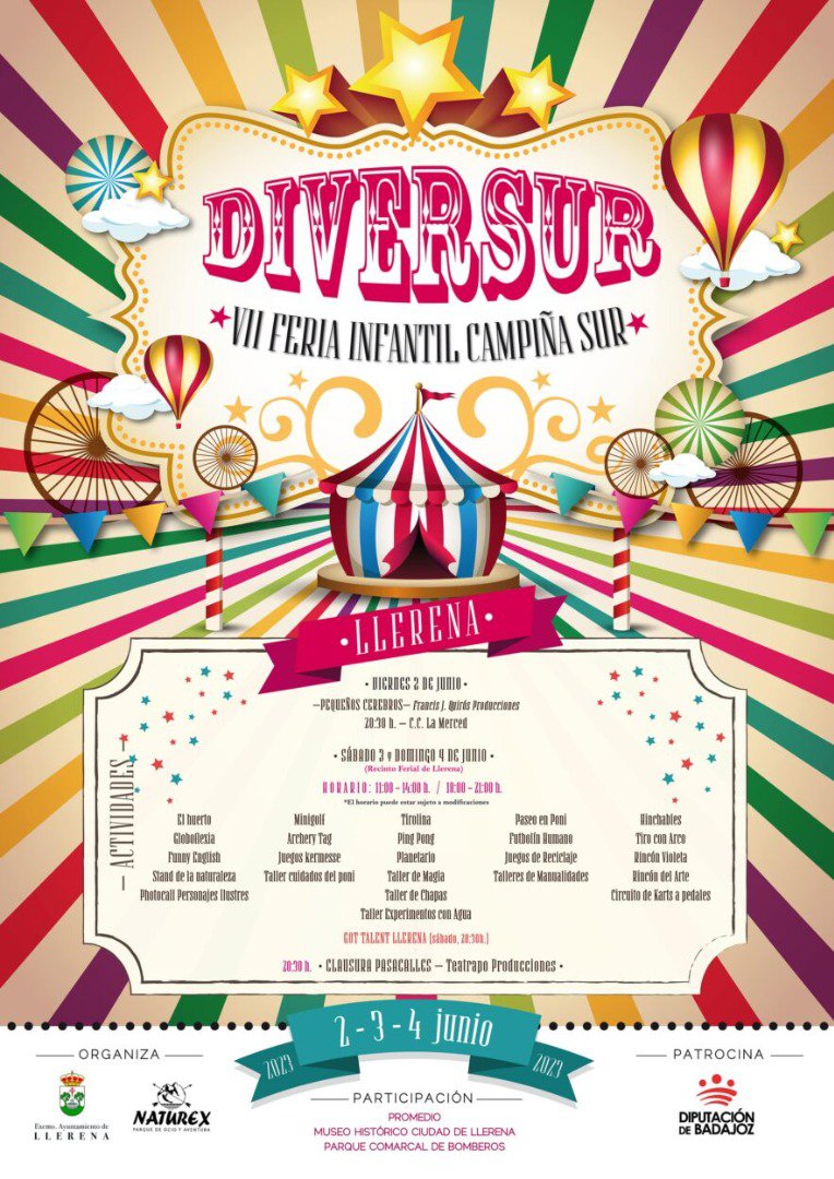 Diversur VII Feria Infantil Campiña Sur en Llerena 