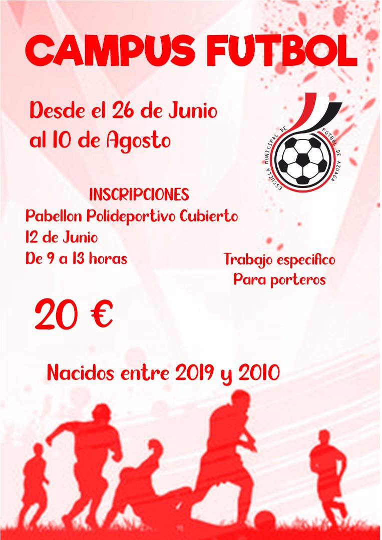 Actividades deportivas Verano 2023 Azuaga 