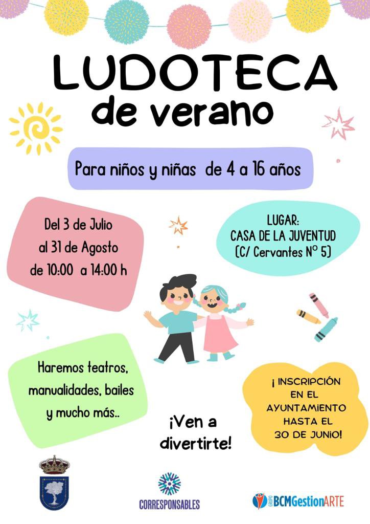 Ludoteca de verano en Los Blázquez 