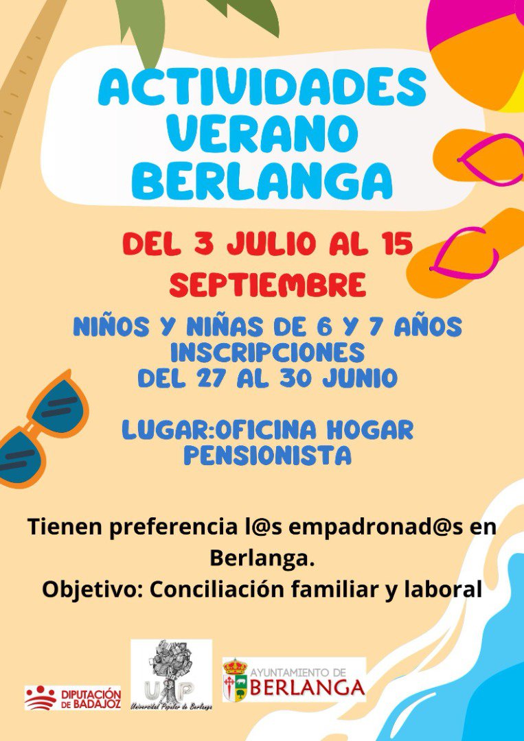 Actividades de Verano en Berlanga 