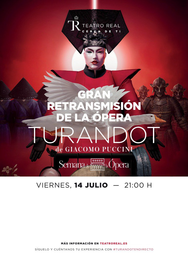 Retrasmisión de la Ópera Turandot de Giacomo Puccini en Azuaga 