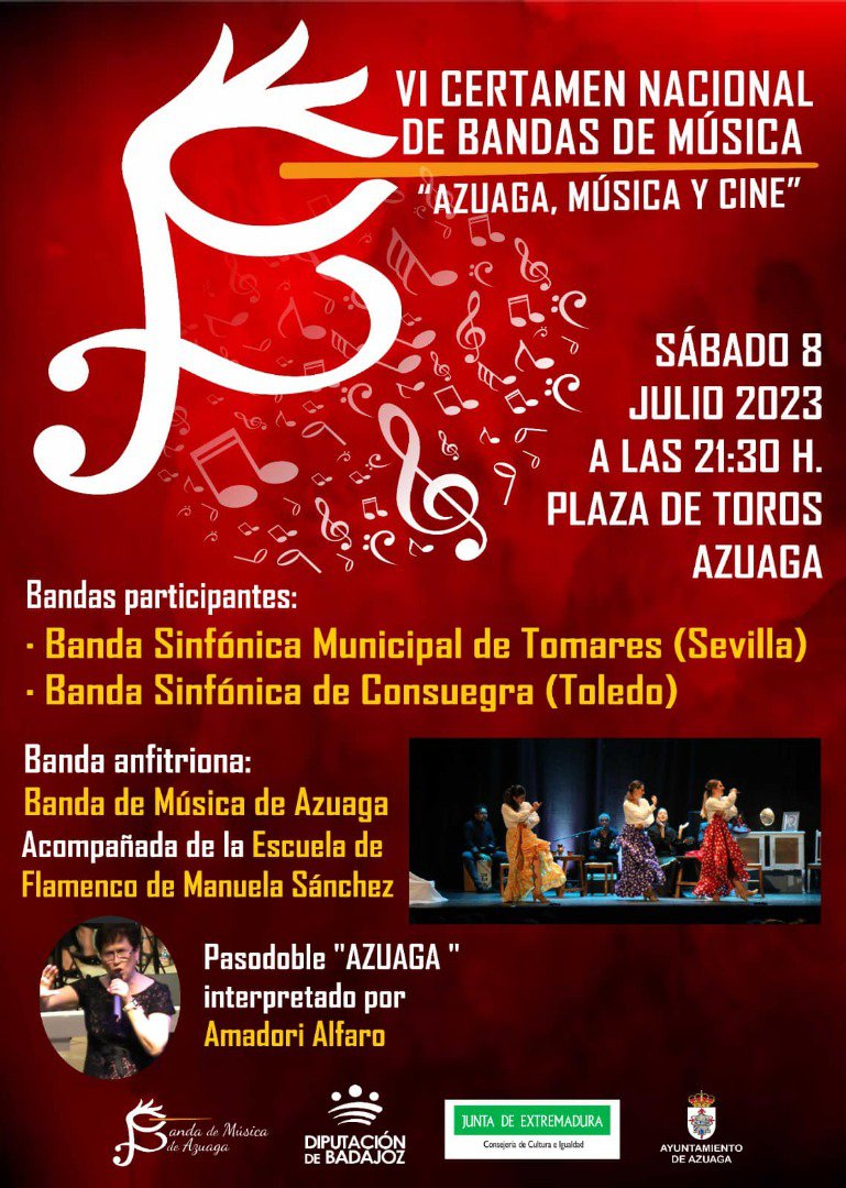 Agenda Cultural mes de julio Azuaga 