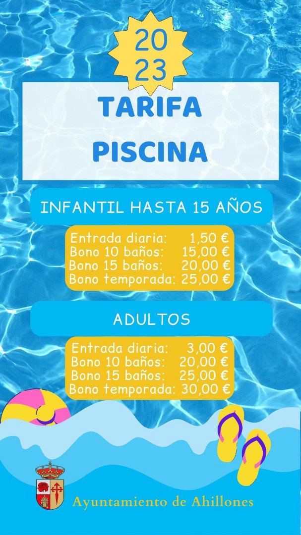 Apertura de la Piscina Municipal de Ahillones 