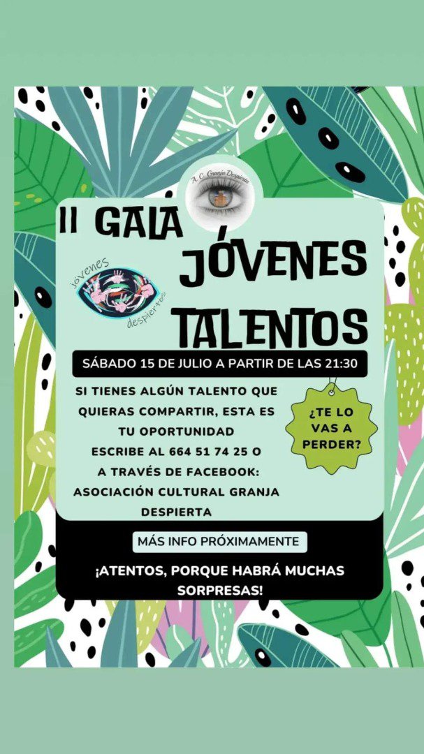 II Gala Jóvenes Talentos en Granja de Torrehermosa 