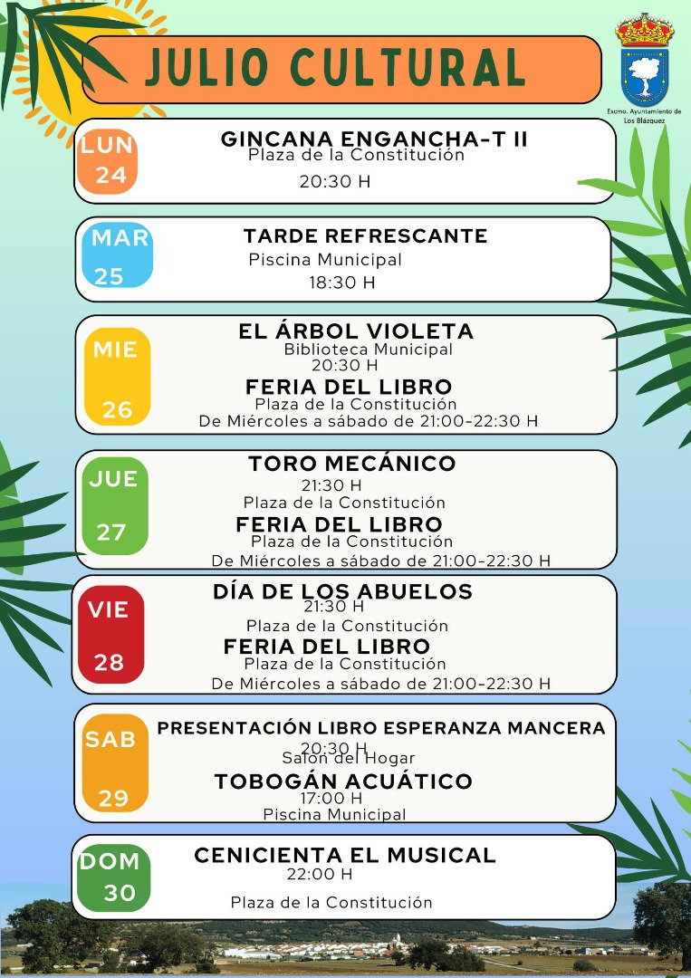 Julio Cultural en Los Blázquez 