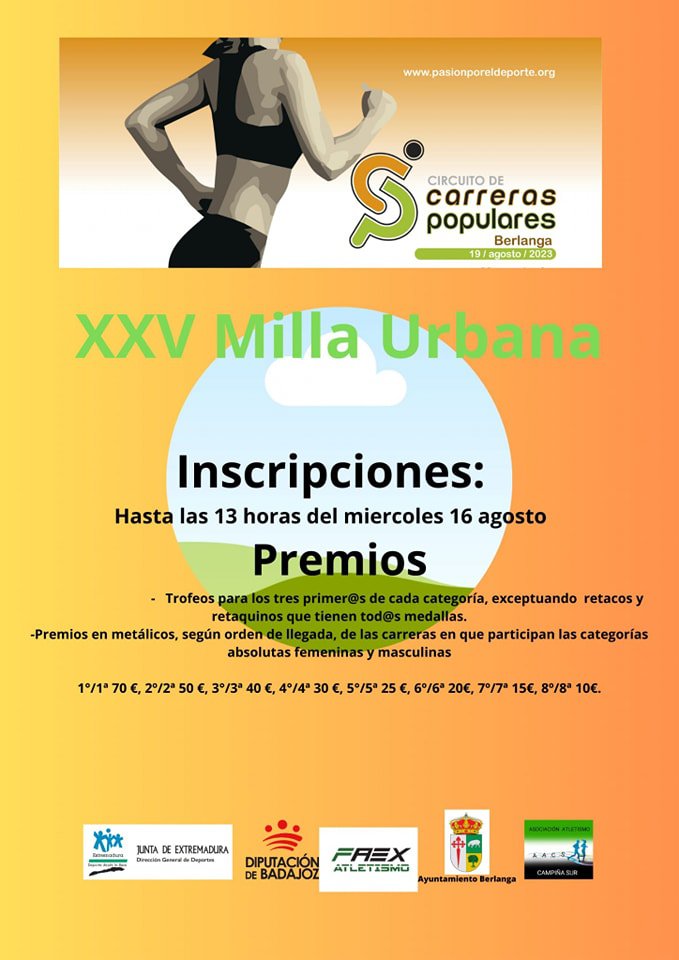 XXV Milla Urbana en Berlanga 