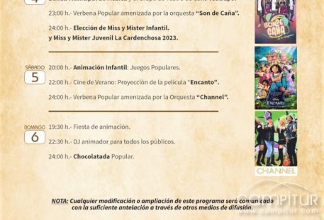 Feria de agosto de La Cardenchosa 