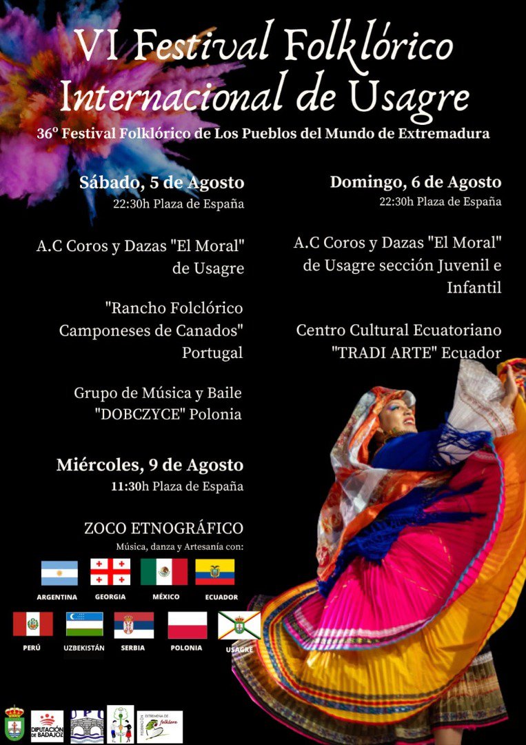 VI Edición del Festival Folklórico Internacional de Usagre