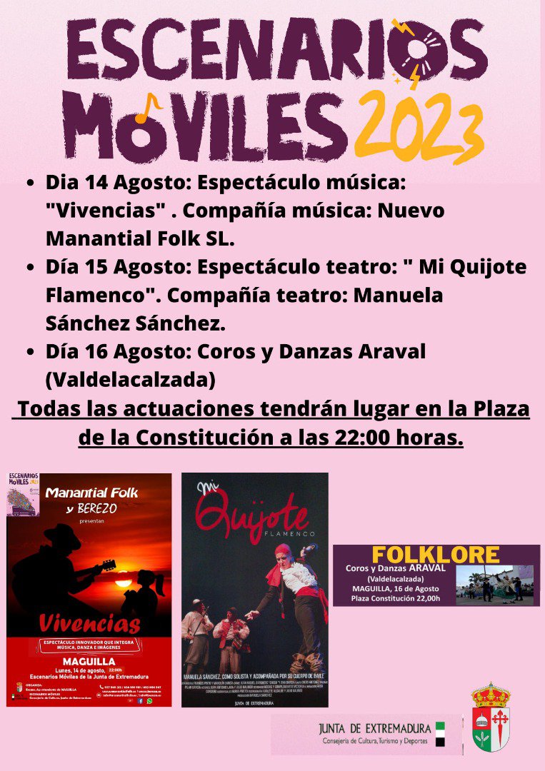 Los “Escenarios Móviles 2023” llegan a Maguilla
