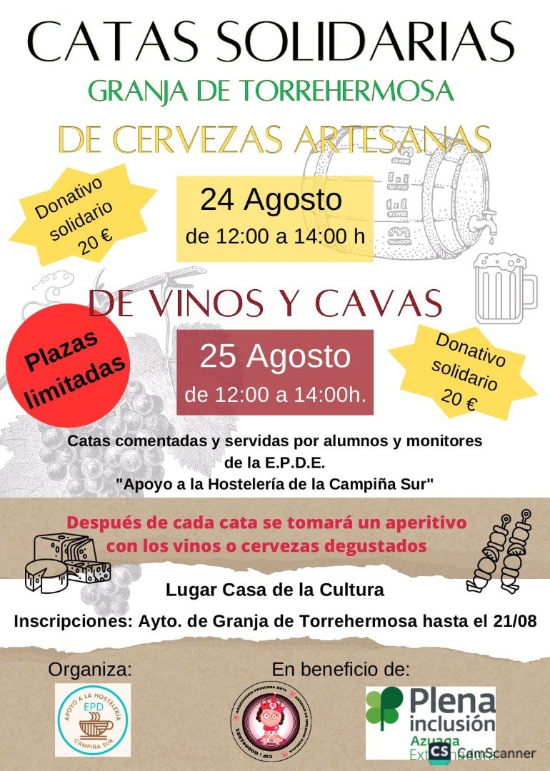 Catas Solidarias en Granja de Torrehermosa 