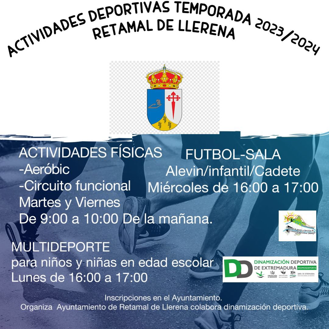 Actividades Deportivas Temporada 2023/24 Retamal de Llerena 