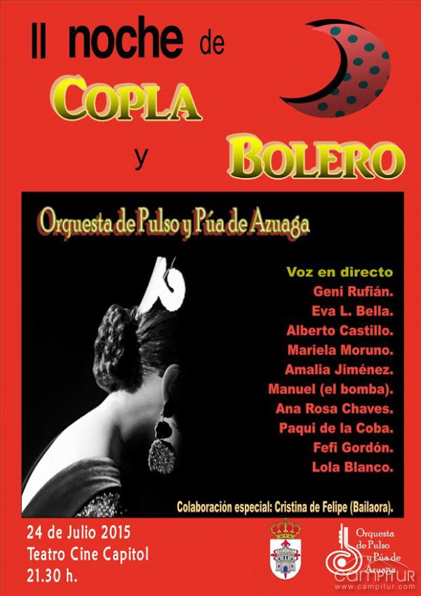  II Noche de Copla y Bolero con la Orquesta de Pulso y Púa de Azuaga