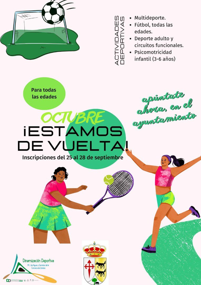 Actividades Deportivas 2023/24 en Puebla del Maestre 