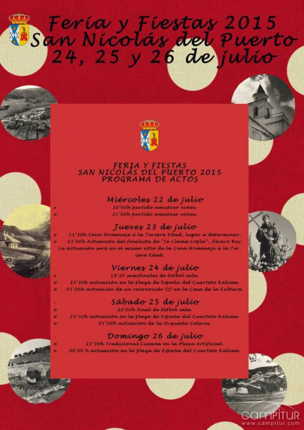 Feria y Fiestas 2015 en San Nicolás del Puerto