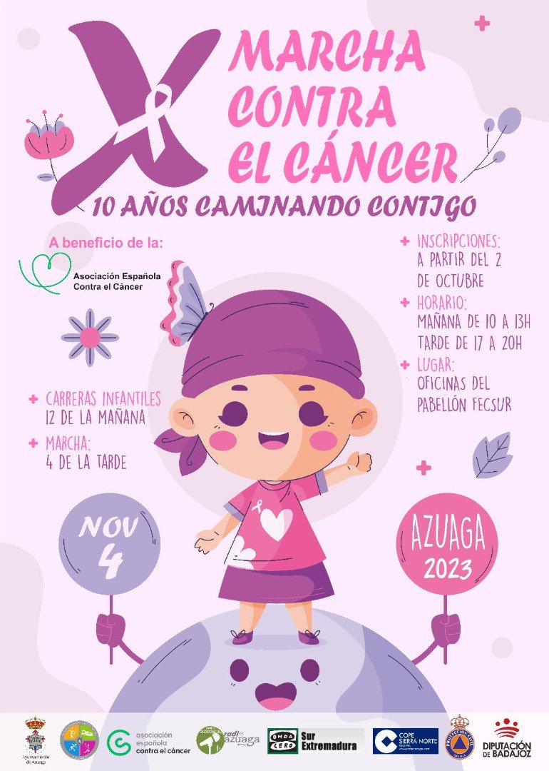 X Marcha Contra el Cáncer en Azuaga 