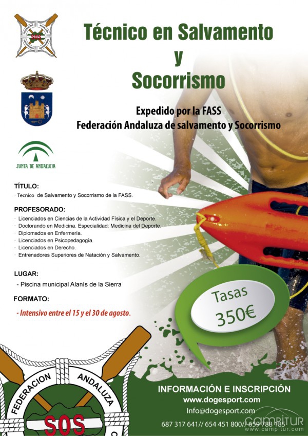Curso de Técnico en Salvamento y Socorrismo en Alanís