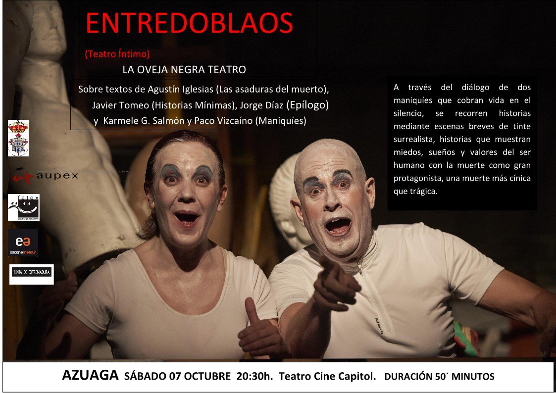 Azuaga inicia su temporada otoño-invierno de teatro 