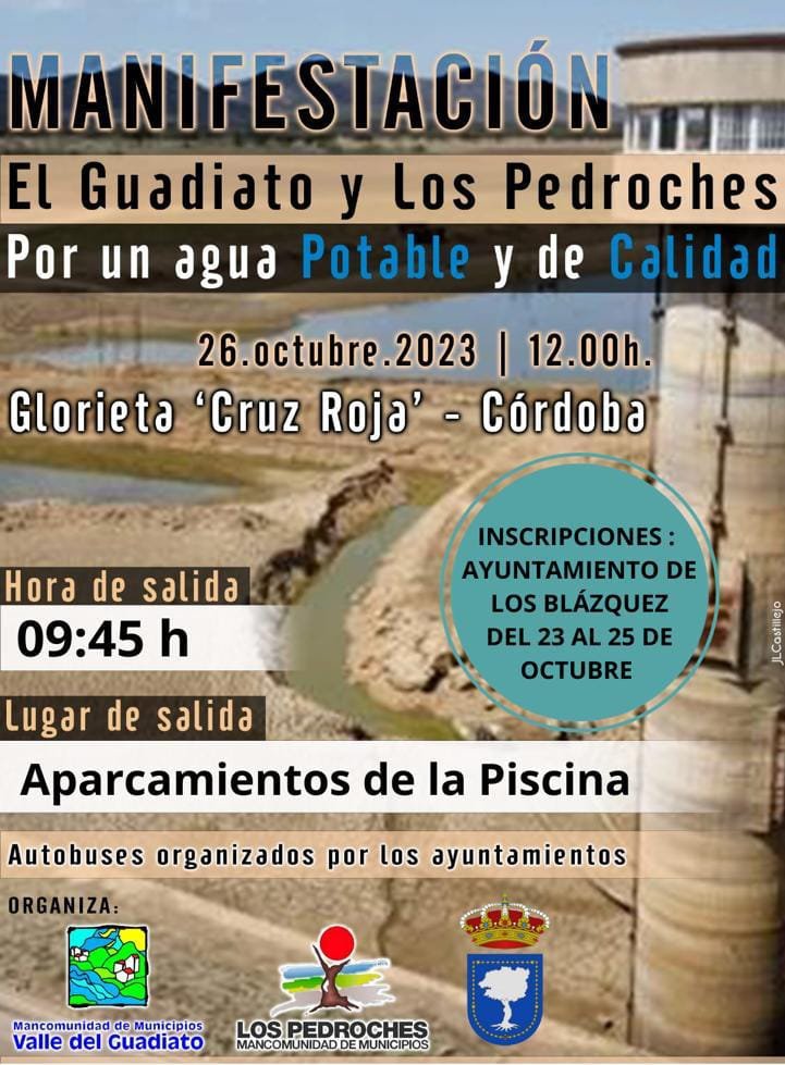 Manifestación por un agua potable y de calidad 