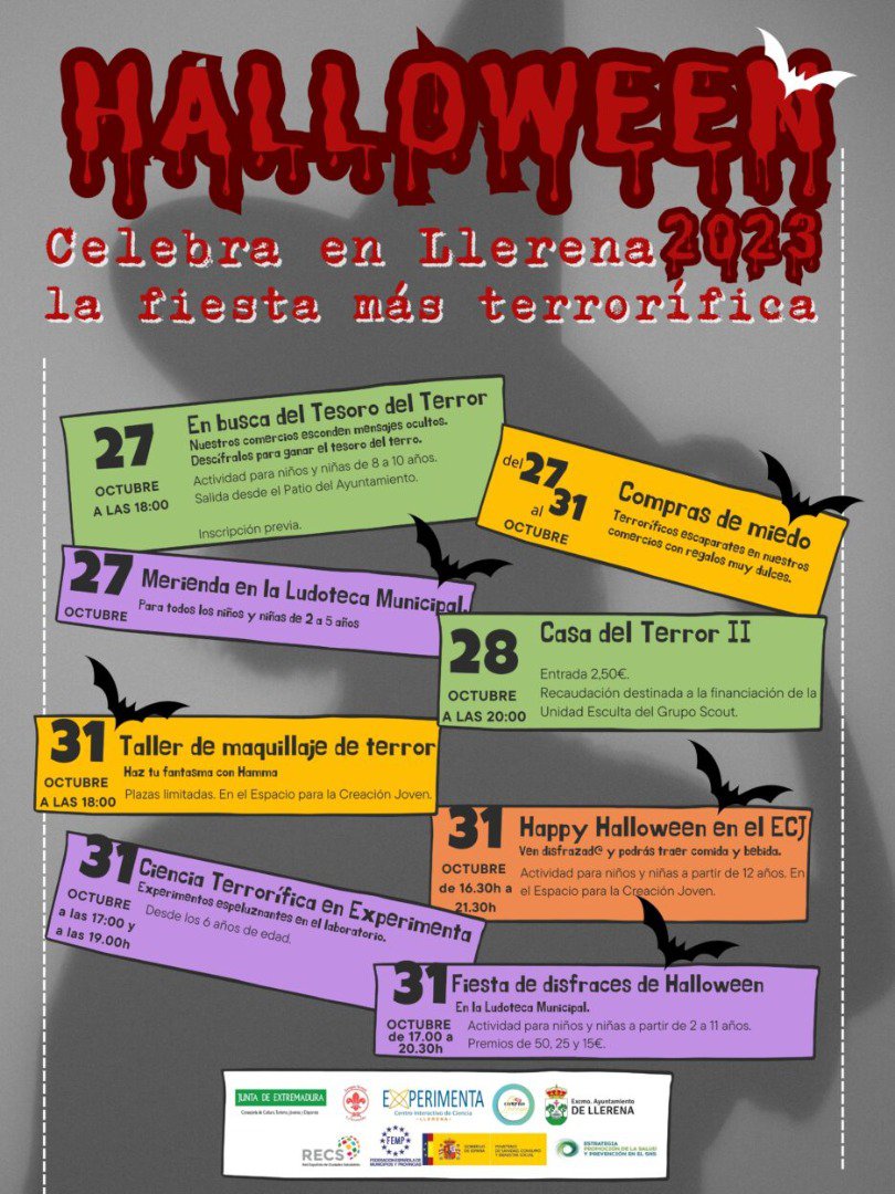 Celebración de Halloween en Llerena
