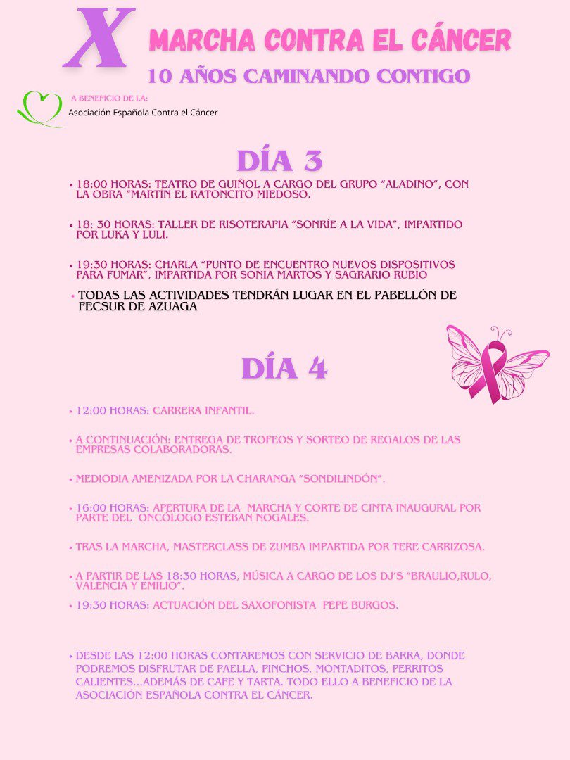 X Marcha Contra el Cáncer 