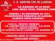 C.B. Campiña Sur de Llerena agenda fin de semana 