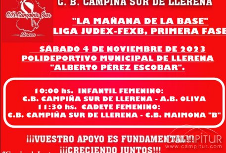 C.B. Campiña Sur de Llerena agenda fin de semana 