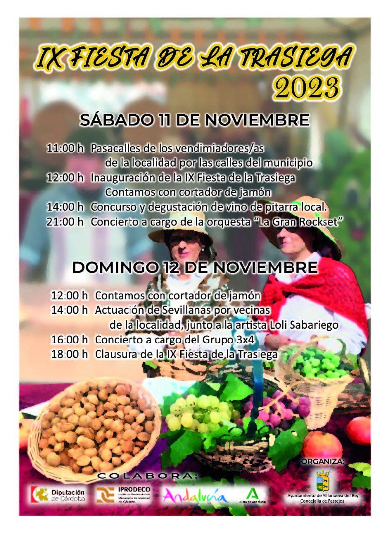IX Fiesta de la Trasiega 2023 en Villanueva del Rey 