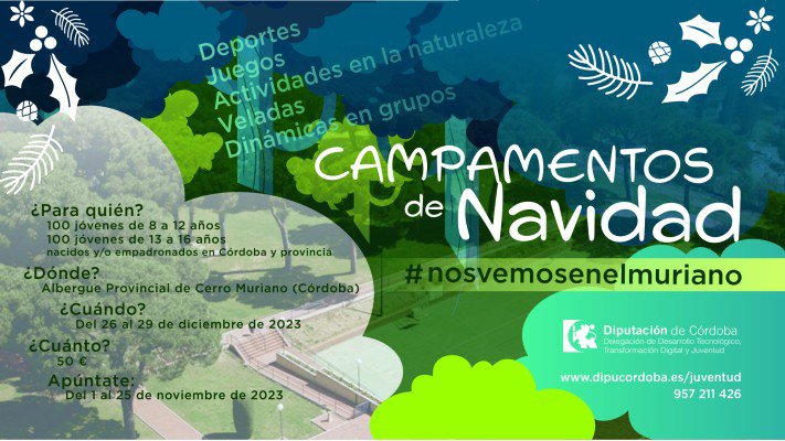 Campamentos de Navidad 2023 en Cerro Murianno