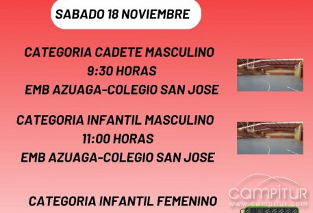 Horarios Deporte fin de semana Azuaga 